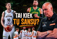Tai kiek tų šansų? (Krepsinis.net nuotr.)