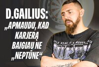 D.Gailius porą metų yra ėmęsis verslo