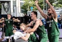 Lietuvos trijulių komanda iškovojo antrąją vietą (FIBA nuotr.)