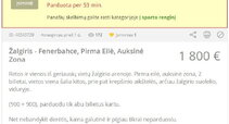 Bilietai į „Žalgirio“ rungtynes