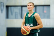 Pirmoji „Žalgirio“ treniruotė 