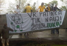 FBK fanų protestas