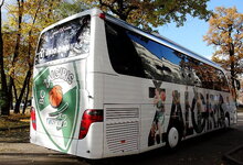 Atnaujintas „Žalgirio“ autobusas 