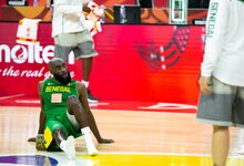 Senegalo rinktinės treniruotė