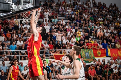 U20: Lietuva – Juodkalnija