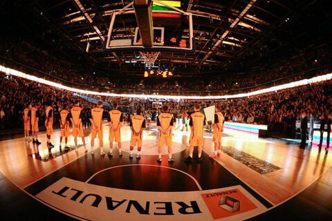 Žalgirio arena prieš rungtynes