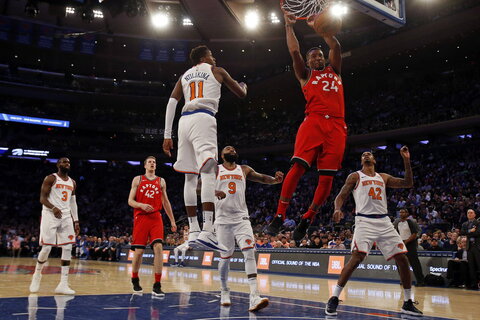 NBA: „Raptors“ – „Knicks“