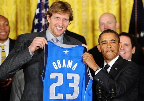 B.Obamos sveikinimas NBA čempionams
