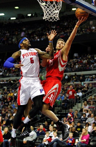 NBA: „Rockets“ – „Pistons“