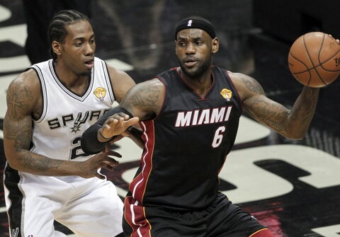 NBA superfinalo 2-osios rungtynės: „Spurs“ – „Heat“