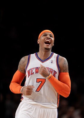 Carmelo Anthony pasitenkinimas