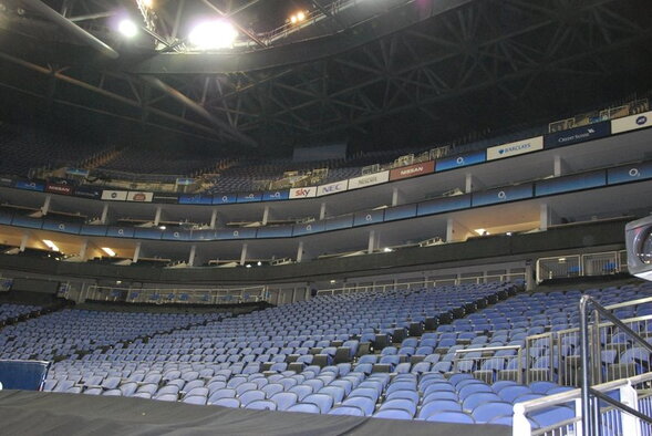 O2 arena dar neprasidėjus rungtynėms