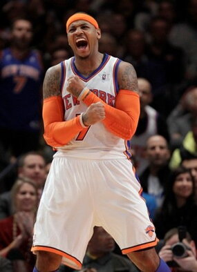 Carmelo Anthony emocijos