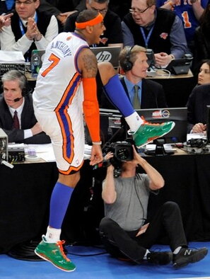 Carmelo Anthony džiaugsmas