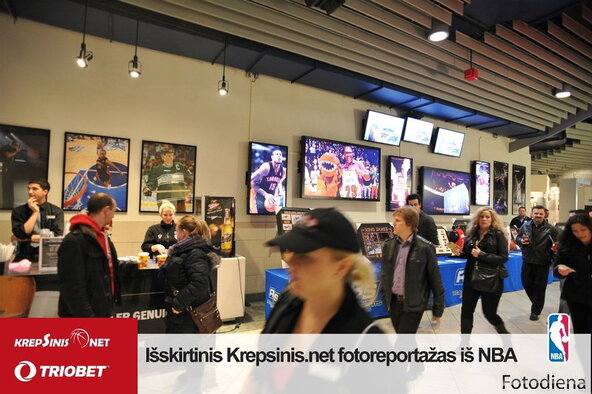 „Raptors“ namų arenos užkulisiai  