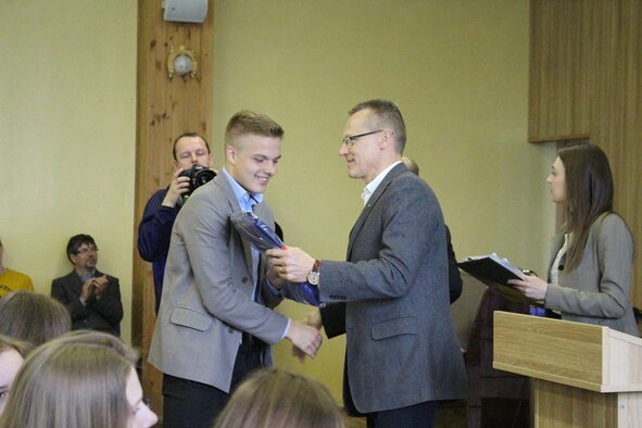 Žalgiriečiai aplankė VDU „Rasos“ gimnaziją 