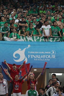 Panathinaikos ir CSKA fanai
