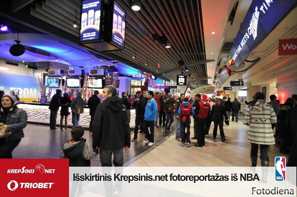„Raptors“ namų arenos užkulisiai  