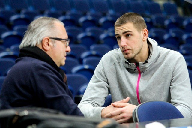 Valančiūno pokalbis su Raptors direktoriumi Gherardini