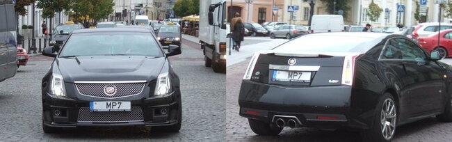 M.Pociaus automobilis praėjusią vasarą (Vnumeriai.lt nuotr.)