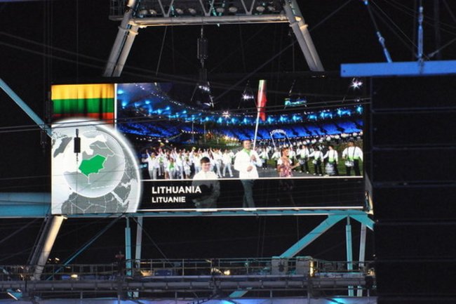 Lietuvos delegacija Londono olimpiadoje (A.Kuckailio nuotr.)