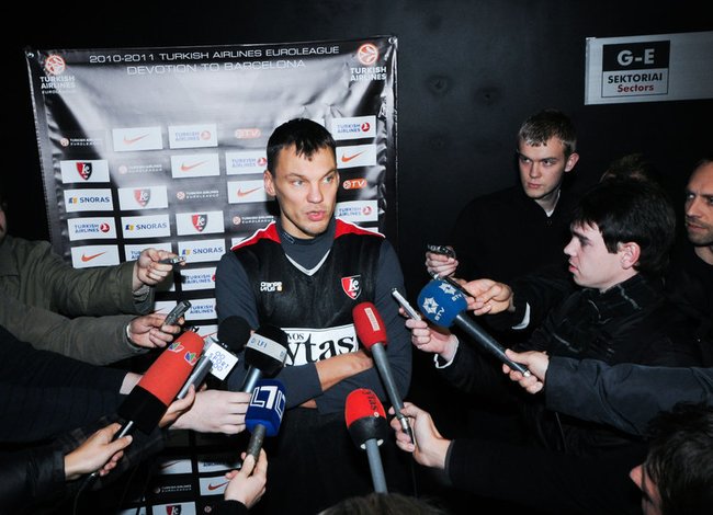 Jasikevičius sugrįžo į „Lietuvos rytą“ (Fotodiena nuotr.)