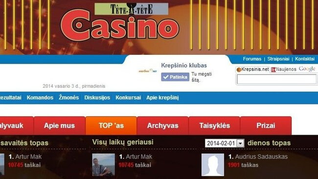 Pirmąją savaitę geriausiai sekėsi į klausimus atsakinėti A.Mak 