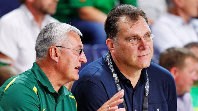 J.Kazlauskas ir A.Sabonis paliko savo postus (Foto: A.Didžgalvis)
