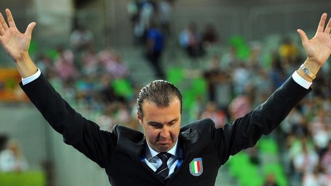 S.Pianigiani tiki savo auklėtinių sėkme ketvirtfinalyje (Fotodiena.lt)