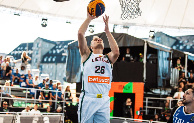 E.Džiaugys turnyrą pradėjo solidžiai (FIBA nuotr.)