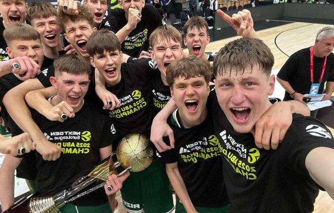 Jaunieji žalgiriečiai tapo Eurolygos jaunimo čempionais (Klubo nuotr.)