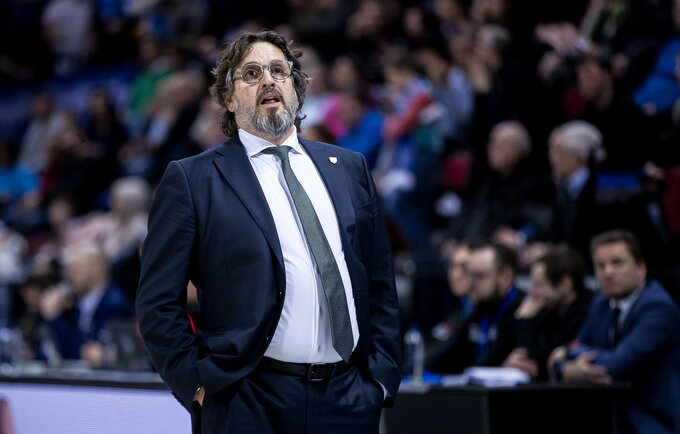 A.Trinchieri kausis dėl pirmojo trofėjaus Lietuvoje („Betsafe-LKL“ nuotr.)