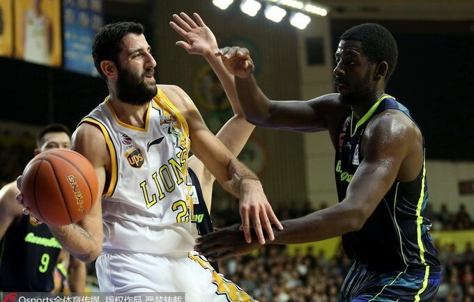 I.Bourousis lieka žaisti Kinijoje