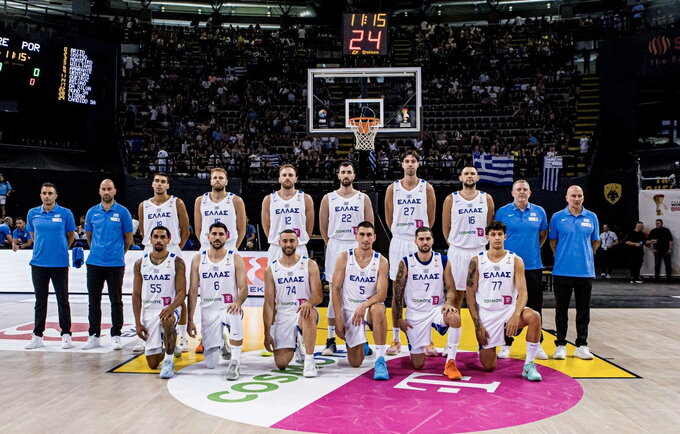 Graikijos rinktinė turės rinkti pergales (FIBA nuotr.)