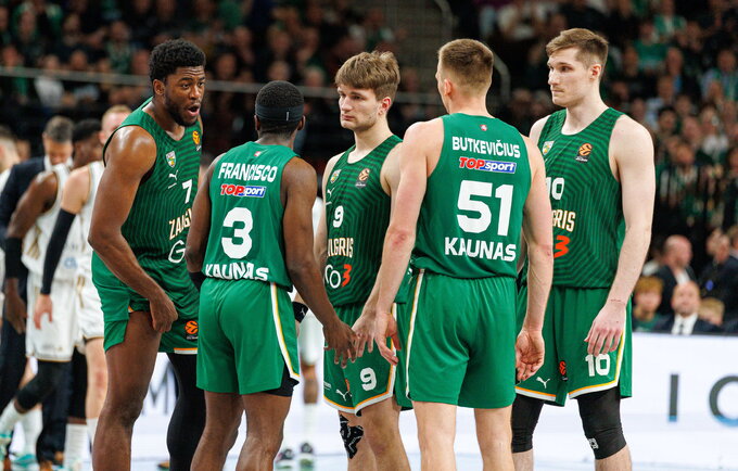 „Žalgiris“ užimti 5–7 vietas (BNS nuotr.)