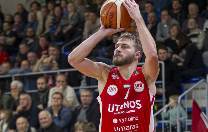 G.Radzevičius žaidžia solidų antrą sezoną Utenoje (BNS nuotr.)