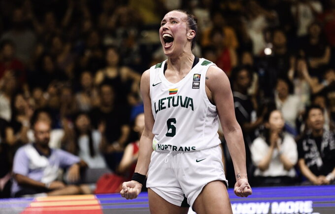 K.Nacickaitė sumetė baudas, kurios uždarė mačą (FIBA nuotr.)