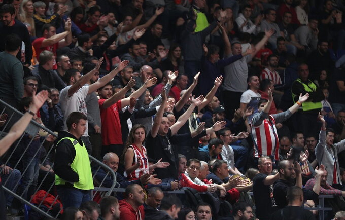 „Crvena Zvezda“ klubui skirta bauda