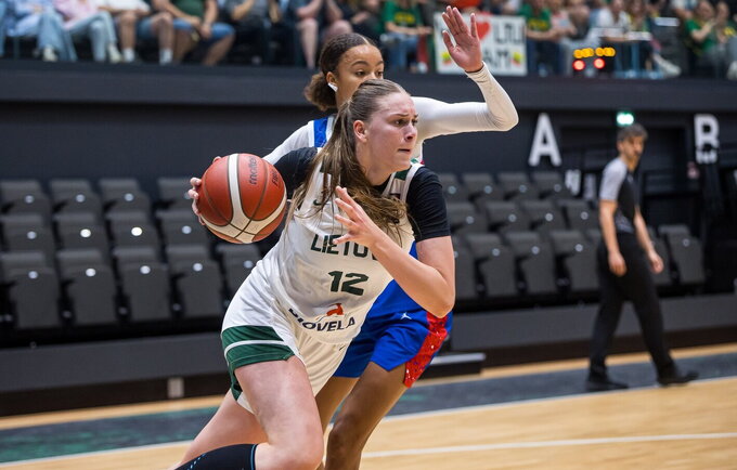 G.Galvanauskaitė atliko dvigubą dublį (FIBA nuotr.)