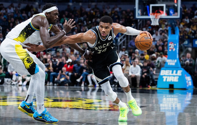 G.Antetokounmpo vedė Milvokio ekipą į pergalę (Scanpix nuotr.)