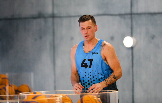 L.Samėnas išbando naują sportą