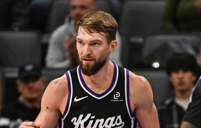 D.Sabonis dominavo po krepšiais (Scanpix nuotr.)