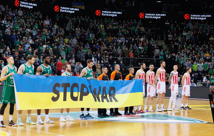 Belgrado klubo žaidėjai atsisakė palaikyti Ukrainą (BNS nuotr.)