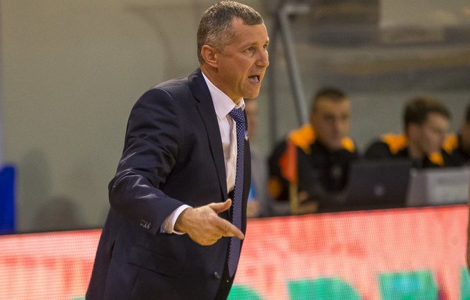 T.Rinkevičius kalbėjo apie dvikovą su PAOK (BNS nuotr.)
