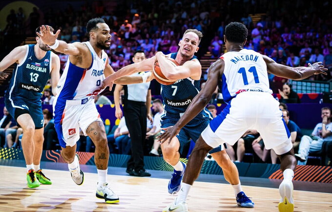 K.Prepeličius kritikavo buvusį komandos draugą (FIBA nuotr.)