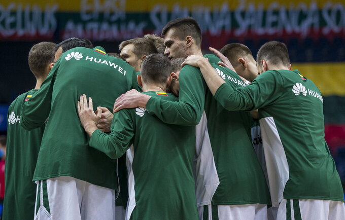 Lietuvos rinktinė yra 8-a pasaulyje ir 5-a Europoje (BNS nuotr.)