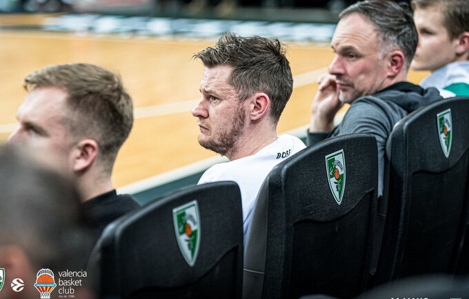 Š.Vasiliauskas apsilankė žalgiriečių mače (Žalgirio nuotr.)