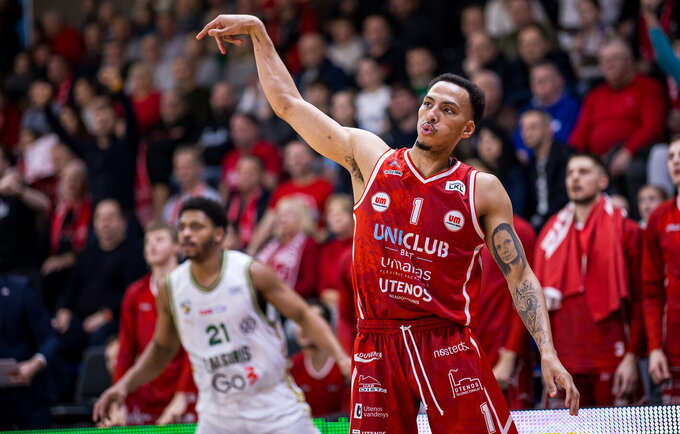 D.Greenas tapo ryškiu Utenos klubo lyderiu („Betsafe-LKL“ nuotr.)