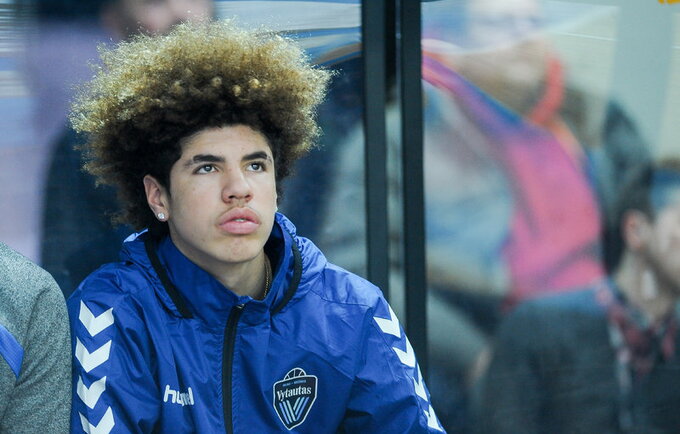 LaMelo Ballas su broliui gali vėl atvykti į Europą (Josvydas Elinskas, Fotodiena.lt)