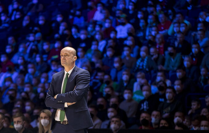 J.Zdovcas taip pat susižeidė čiurną (LKL nuotr.)